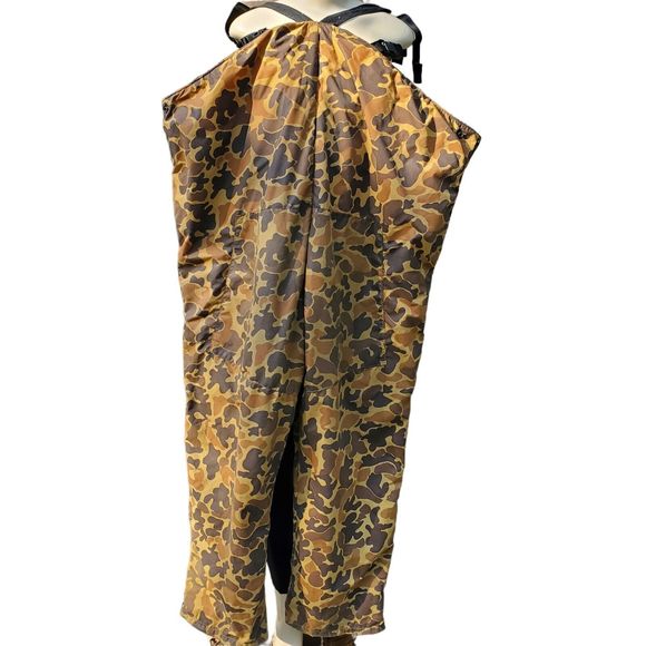 Vintage Stearns Duck Hunting Bouyant Camo Bib Overalls Pants PFD FB-7081 Mens XL - Picture 4 of 16